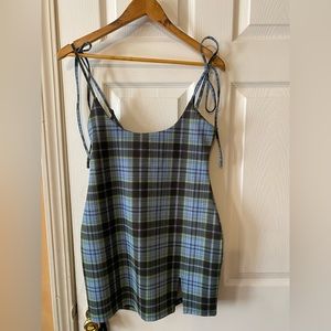 Keep talking plaid skirtall (fashion nova)